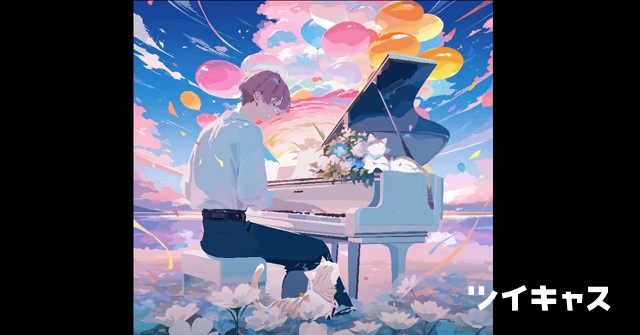 mironuko's tweet card. 連続第637週定期放送🎹 (楽器演奏)