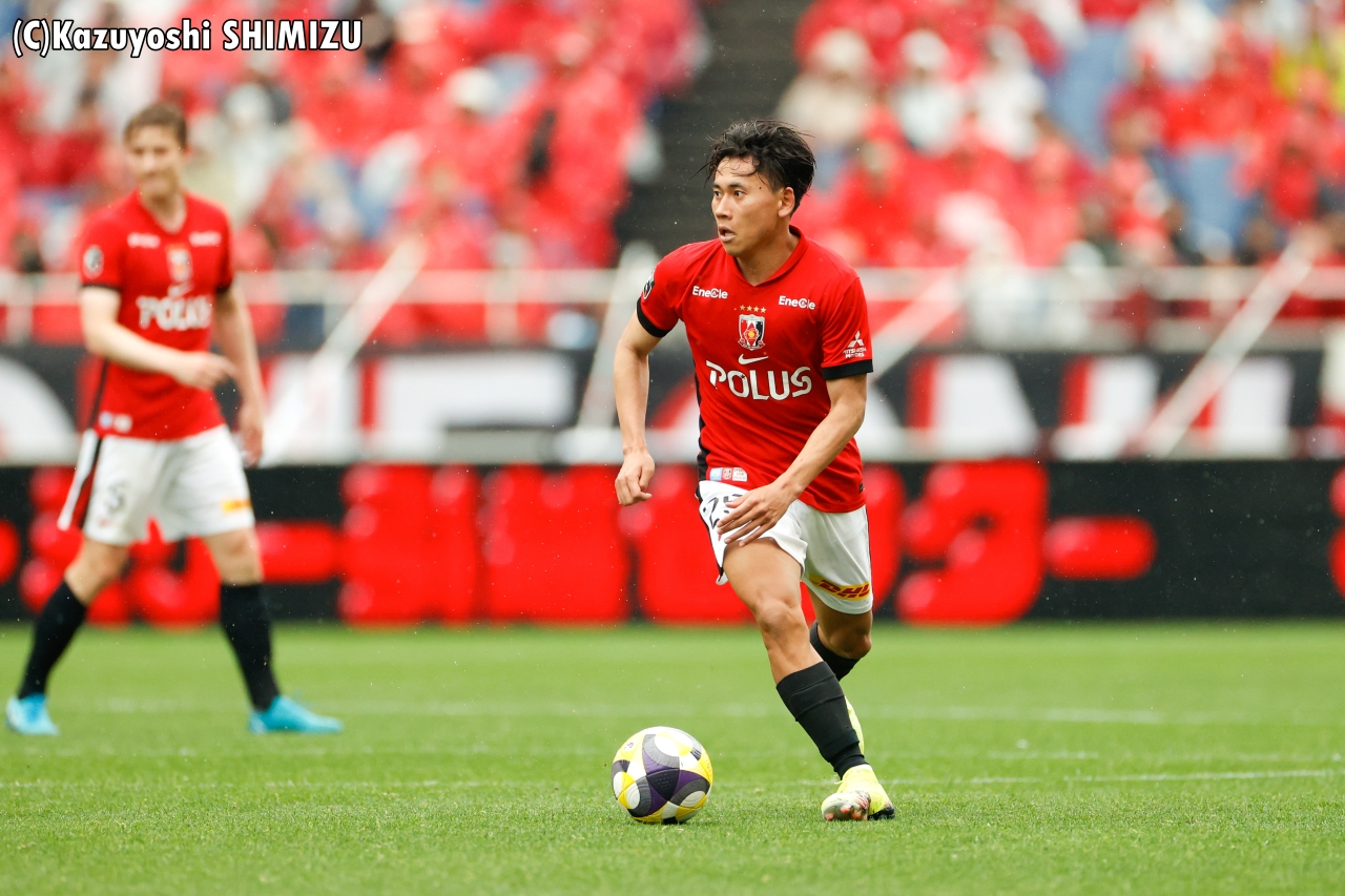 kaba_urawa's tweet card. 安居海渡選手（勝ち点1を積み上げる結果になりましたが、どう捉えているか）もったいないというのが率直な感想ですね。（前半の立ち上がりが良くて、20分ぐらいは押していたが）入りはよくできていましたし、何度かチャンスはあったんですけど、決めきれないというところもそうですし、やっぱり問題は後半なので、ほとんど相手ボールだった印
