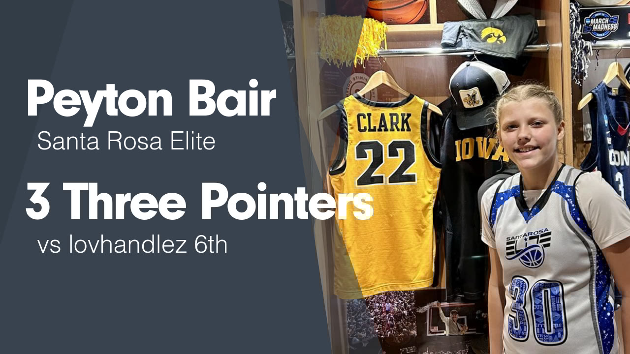 SREliteBball's tweet card. 3 Three Pointers vs lovhandlez 6th