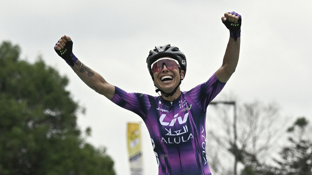 rtlinfo's tweet card. La deuxième étape du Tour de France féminin s’est achevée par une victoire en solitaire, celle de Mavi Garcia.