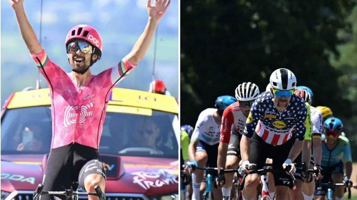 CyclingUpToDat3's tweet card. The Tour de France will crown the winners of all classifications this afternoon in Paris but not only them. The elected best domestique and most aggressive rider of this year's race will also be...
