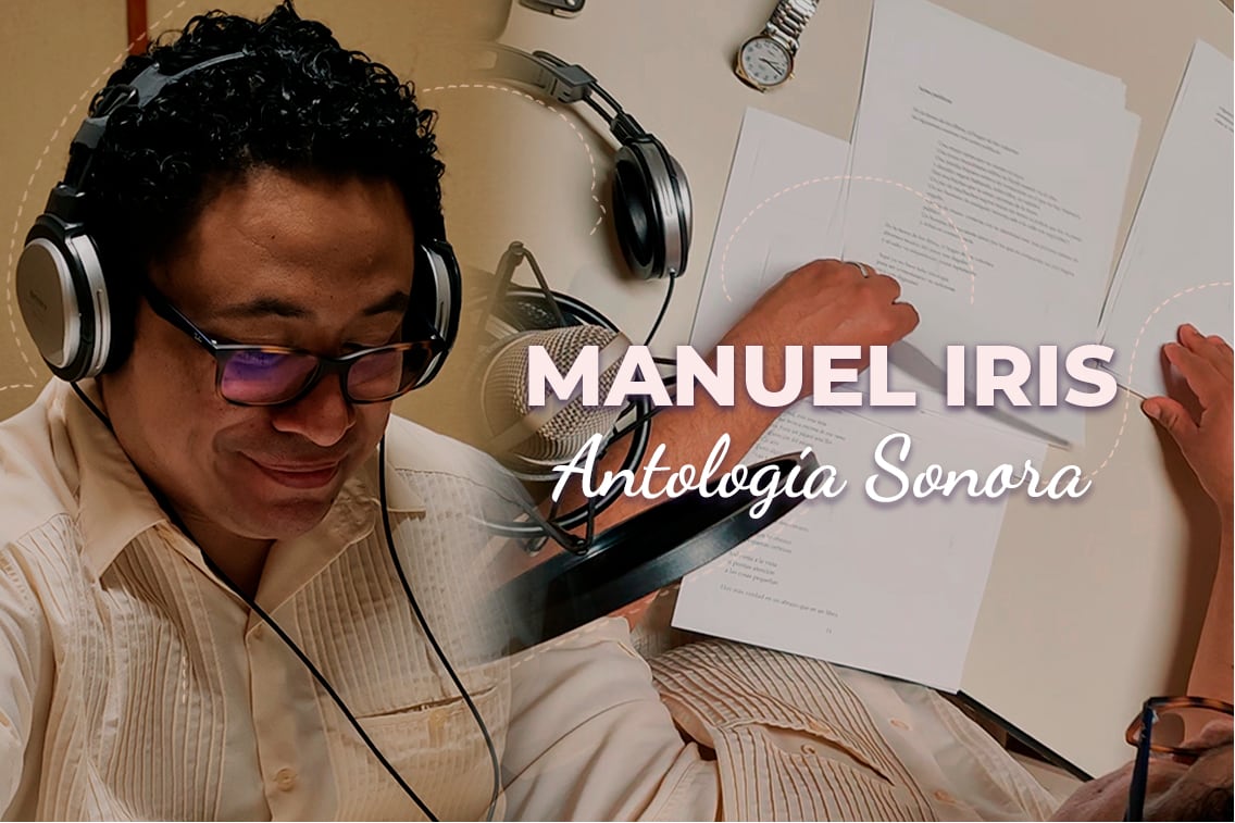 ConfabularioMx's tweet card. Este texto recuerda la necesidad de escuchar poemas en voz de los propios poetas, ejercicio que ahora realiza Manuel Iris