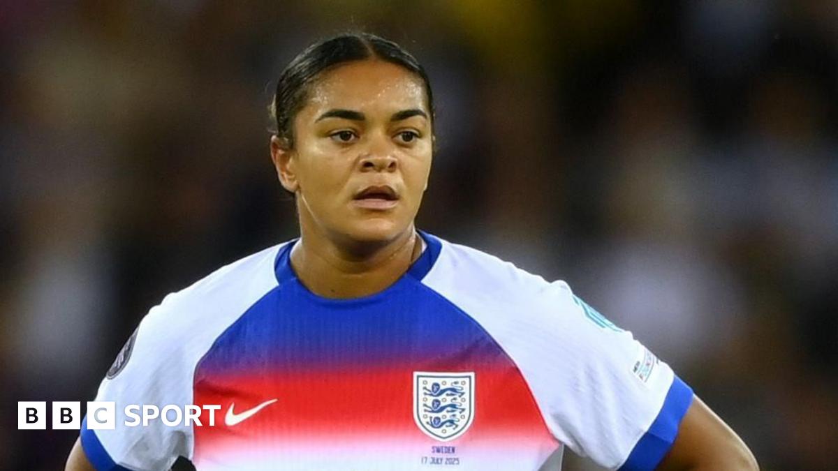 striker990's tweet card. England defender Jess Carter says she will take a step back from social media after experiencing "a lot of racial abuse".