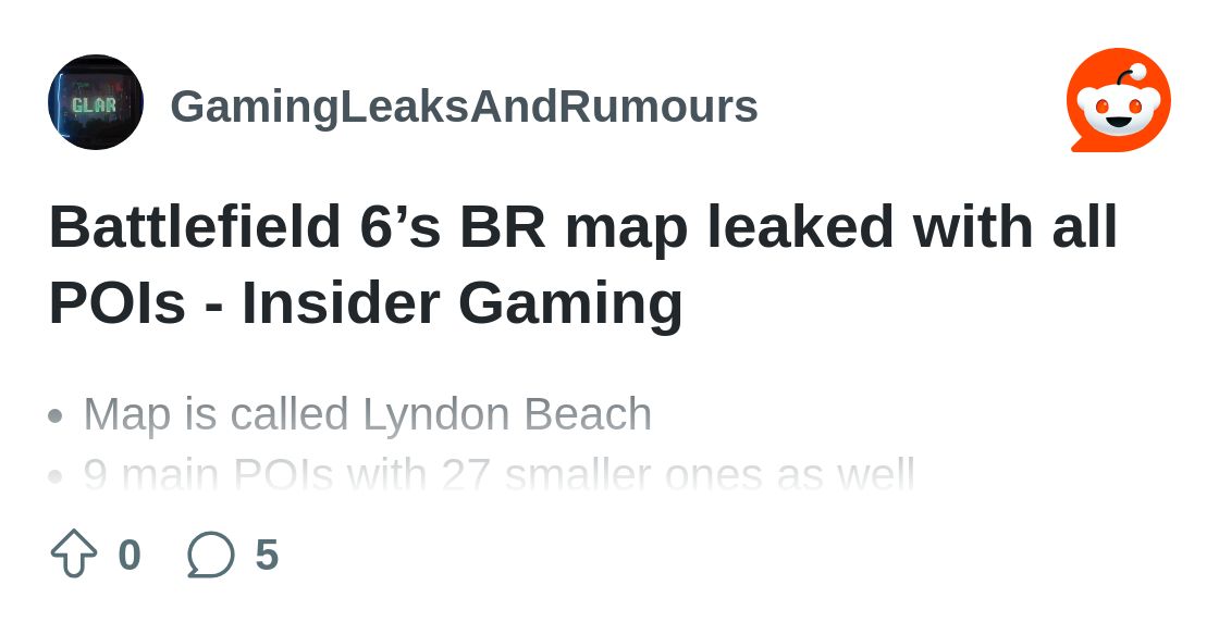rgamingleaks's tweet card. Explore this post and more from the GamingLeaksAndRumours community