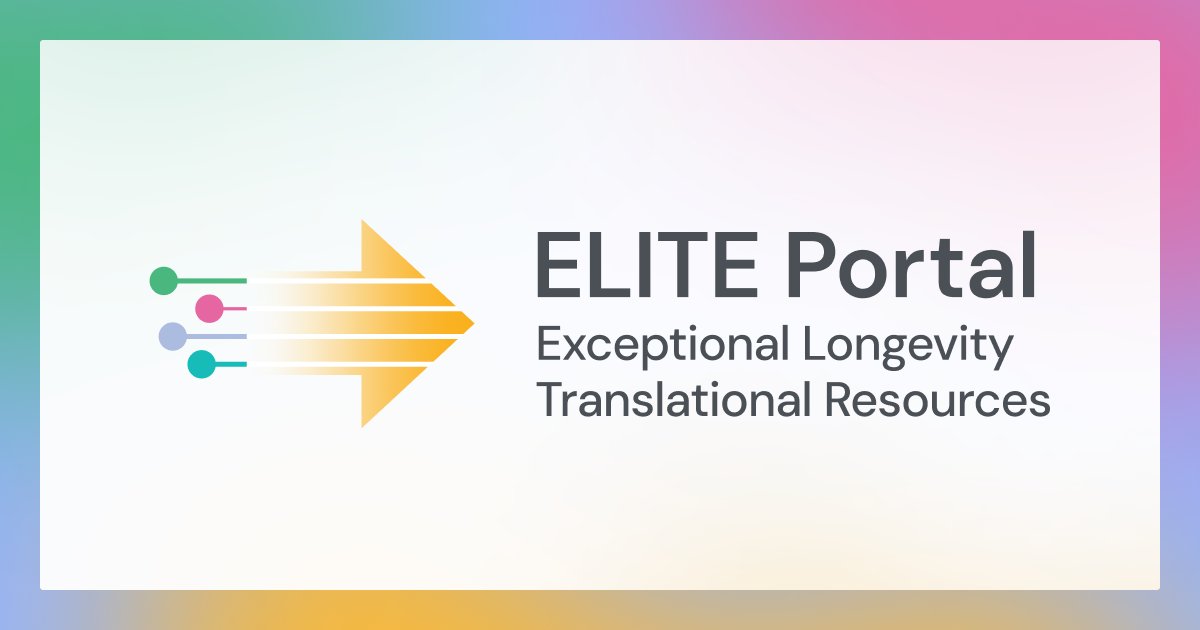 AMPADPortal's tweet card. The Exceptional Longevity Translational Resources (ELITE) Portal hosts multi-omic data, analyses, and tools from the National Institute on Aging (NIA) funded exceptional longevity studies of protec...