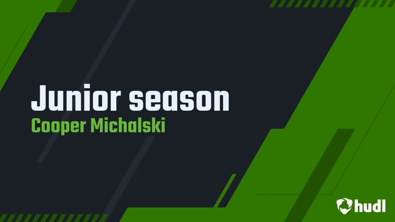 CooperMichalsk1's tweet card. Junior season