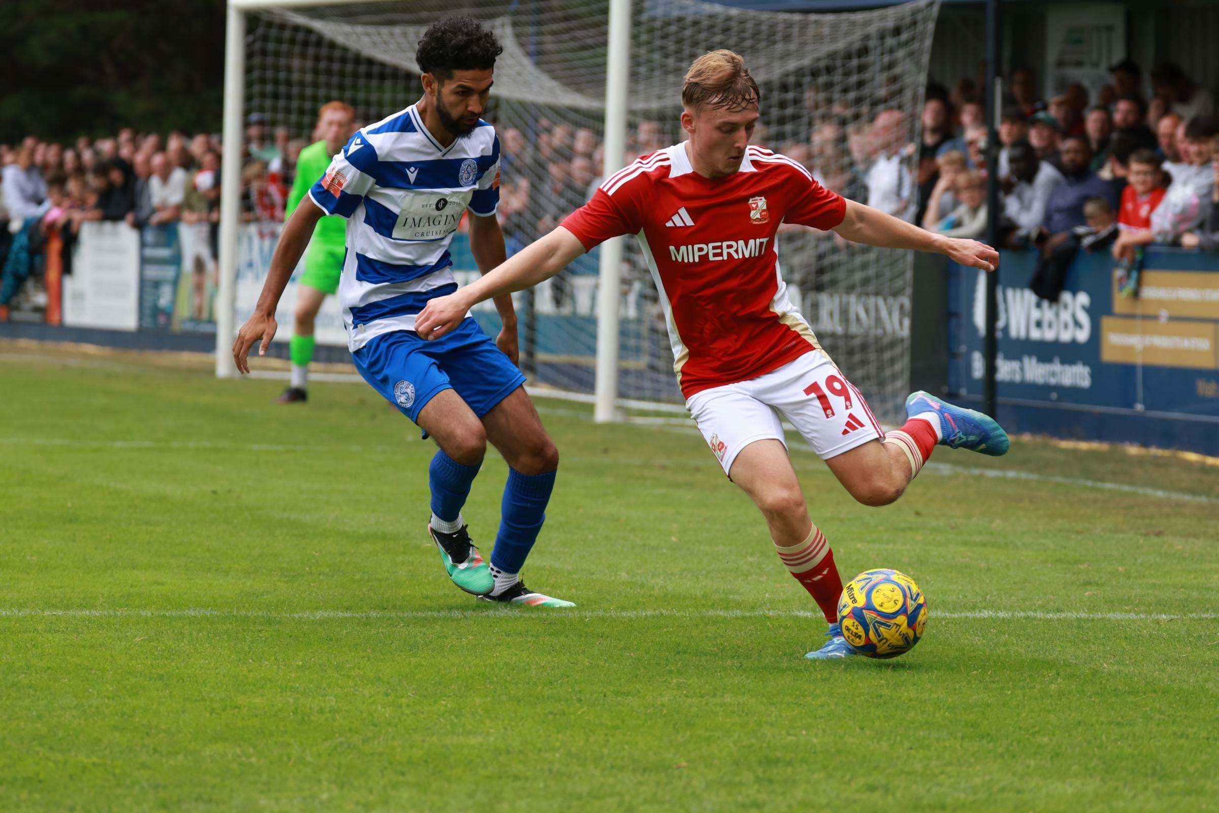 AdverSport's tweet card. Swindon Town kept their perfect pre-season record in front of fans intact with a comeback 3-2 win over Eastleigh of the National League.