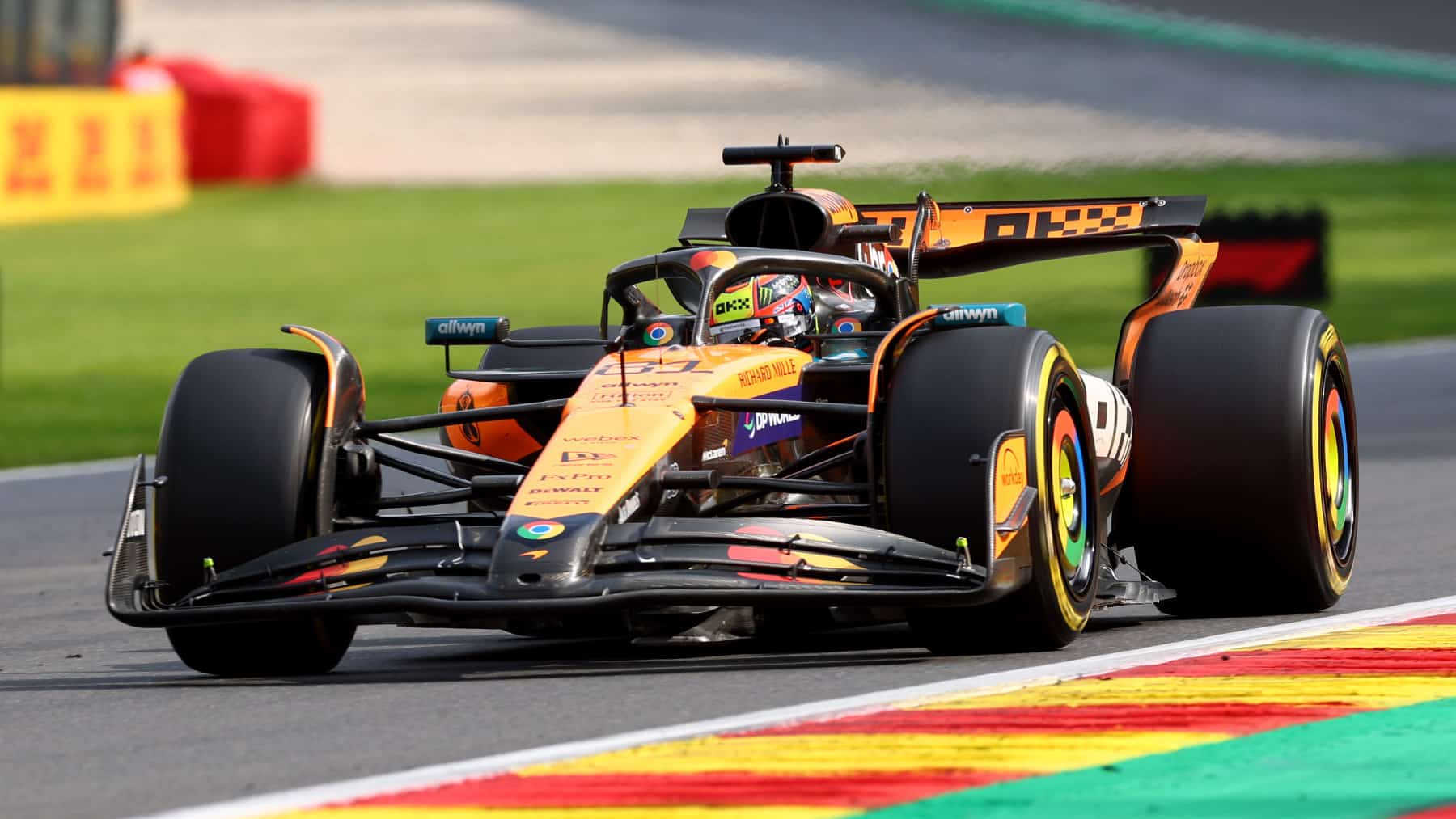 Motor_Sport's tweet card. Championship leader Piastri took a controlled victory over Norris in a rain-delayed Belgian GP