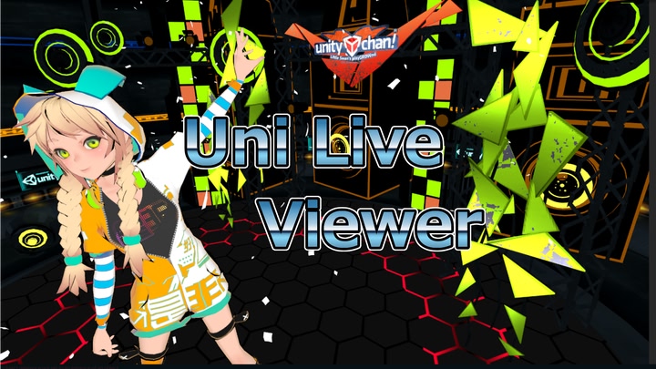 akghm's tweet card. Customizable VR app for enjoying live stages, based on Unity-chan's live performance stage.