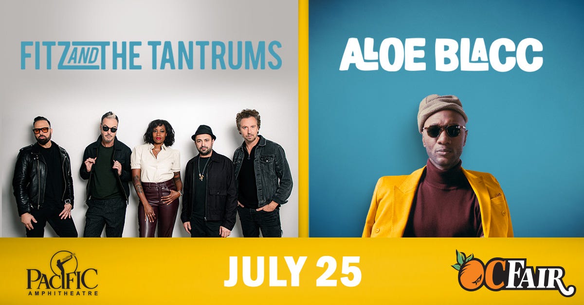 kroq's tweet card. Win tickets to Fitz & the Tantrums