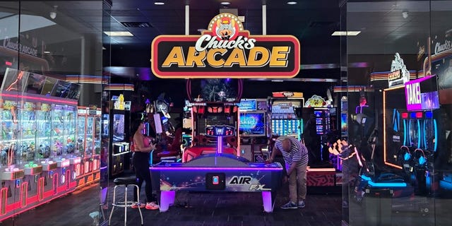 Delish's tweet card. There’s no ball pit in the Chuck E. Cheese adult spin-off, but there is beer.