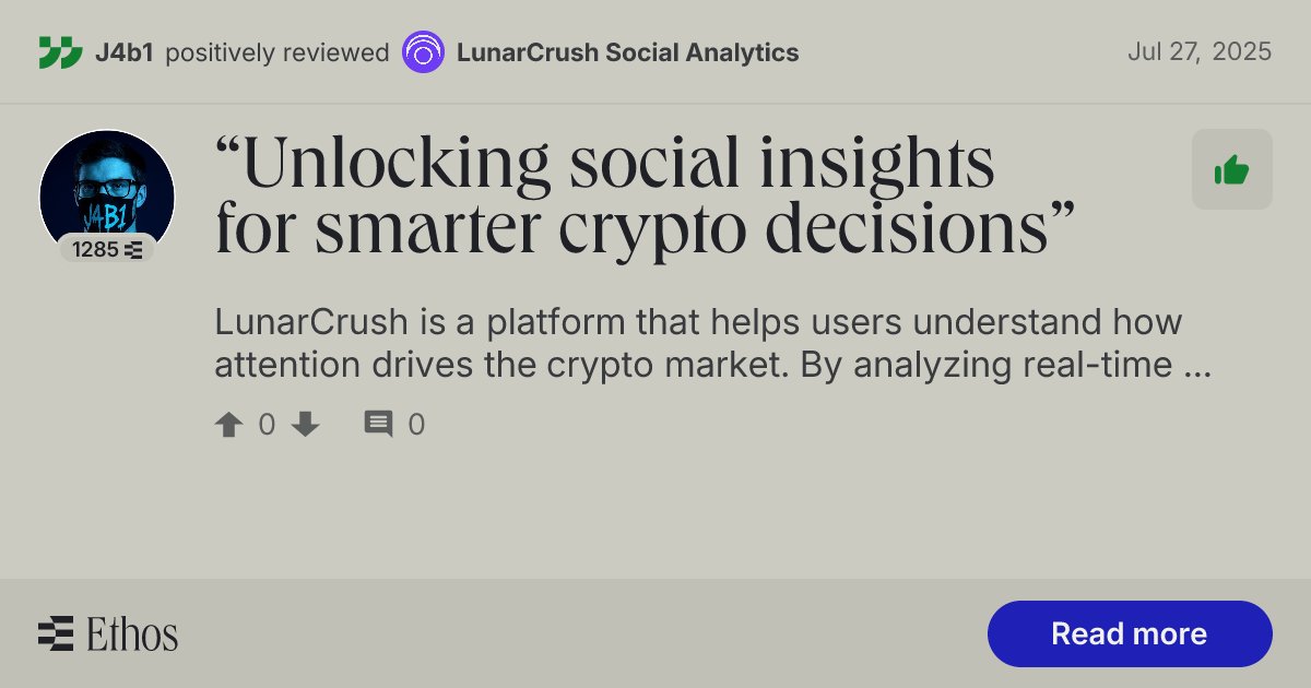 XRPJ4b1's tweet card. "Unlocking social insights for smarter crypto decisions"