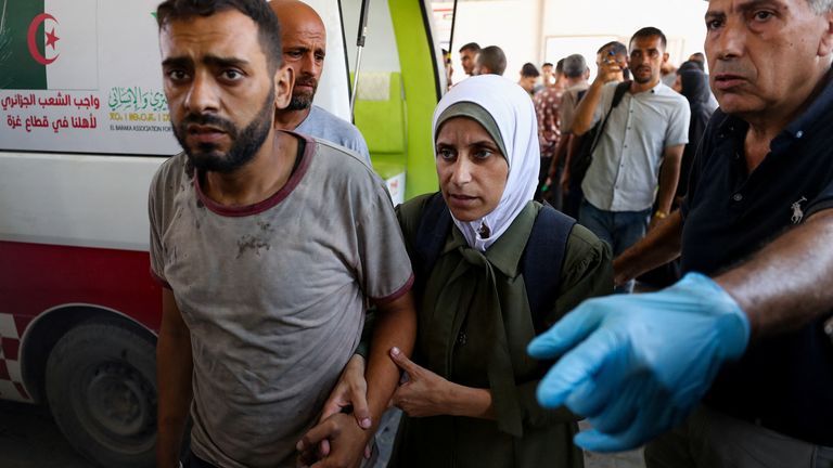 RedheadStryder's tweet card. In recent weeks hundreds of Palestinians have been killed while waiting for food and aid