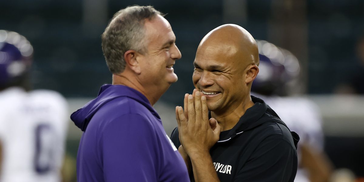 FrogsOWar's tweet card. Highlighted by program-building, continuity, and national success, the head coaches of the Big 12 drive the league’s competitiveness