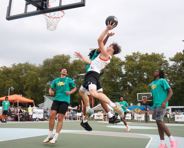 lvvarsity's tweet card. From court one in Cedar Beach Park, Northampton beat Camden 57-55 during the A-Town Throwdown. The three day, outdoor boys and girls basketball tournament will continue through Monday, July 27, 202…