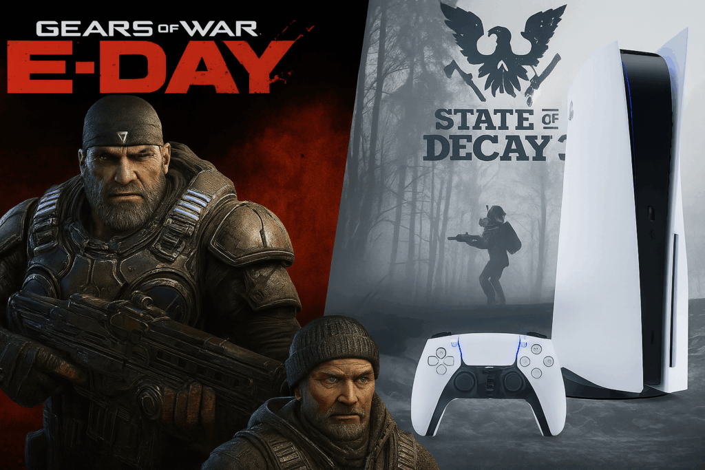 oldgamer_83's tweet card. Gears of War: E-Day y State of Decay 3 podrían llegar a PS5. Microsoft rompe con la exclusividad y se alía con su antigua competencia.