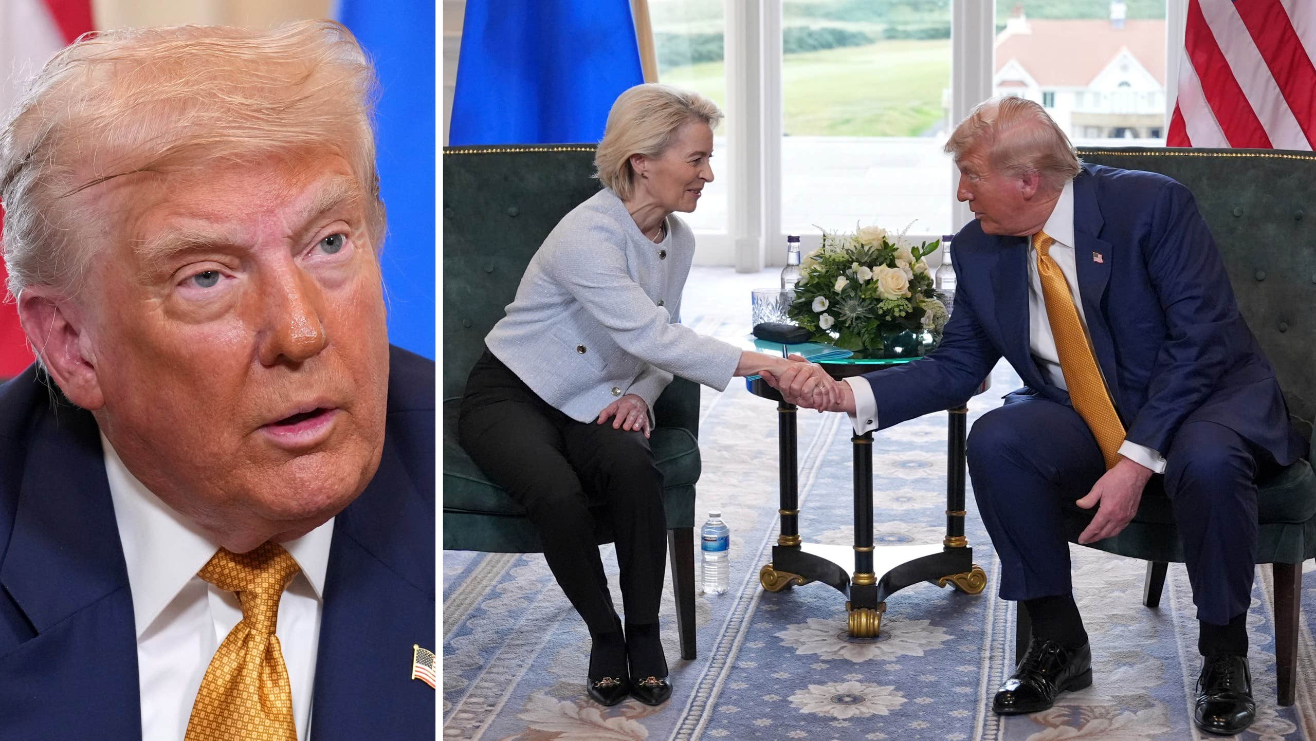 UlfBjereld's tweet card. USA:s tullar på varor från EU kommer inte att bli lägre än 15 procent. Det beskedet ger en något butter Trump redan innan förhandlingen med EU startat. – Vi har haft väldigt svårt med handeln med...