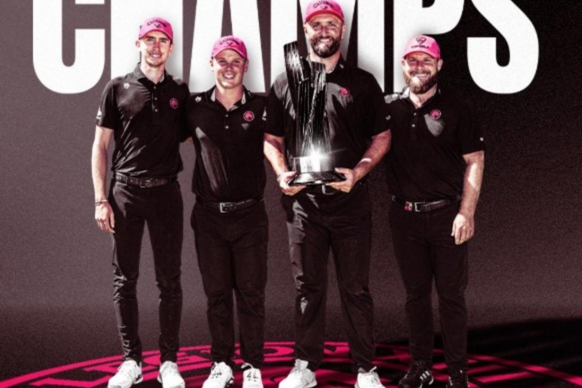MarcaTMF's tweet card. Cuarta victoria del equipo al imponerse en el LIV Golf de Gran Bretaña