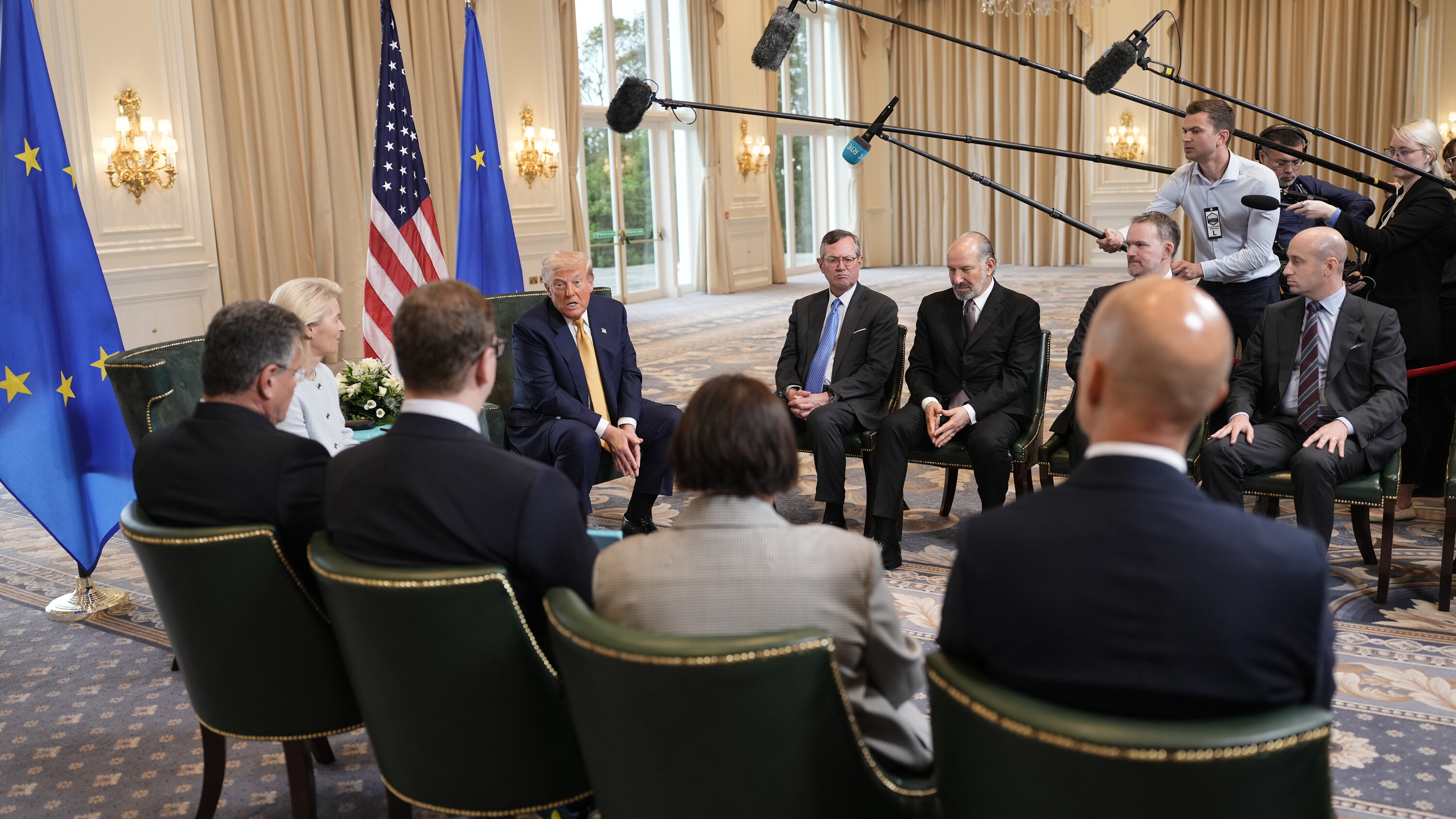 MansRAD's tweet card. Trump Live Updates: U.S. and E.U. Reach Trade Deal After Months of Talks