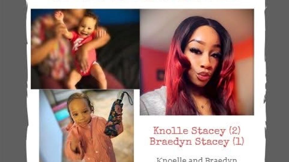 wachfox's tweet card. COLUMBIA, S.C. (WACH) - Richland County deputies are looking for two small children who they consider to be in danger.Authorities say 2-year-old Knoelle Stacey