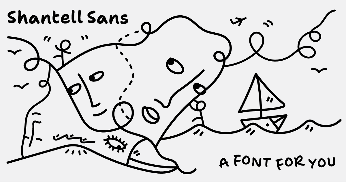 Better_Posters's tweet card. A new typeface from Shantell Martin