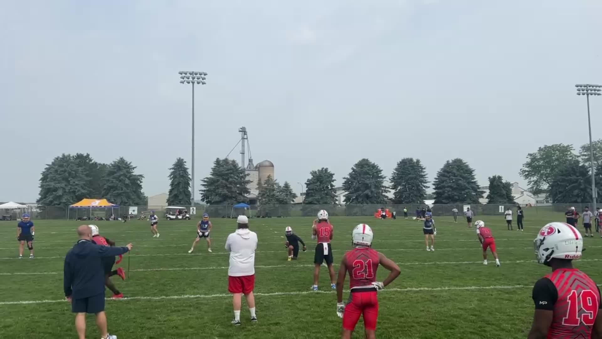 CoachEv6's tweet card. PSU 7v7