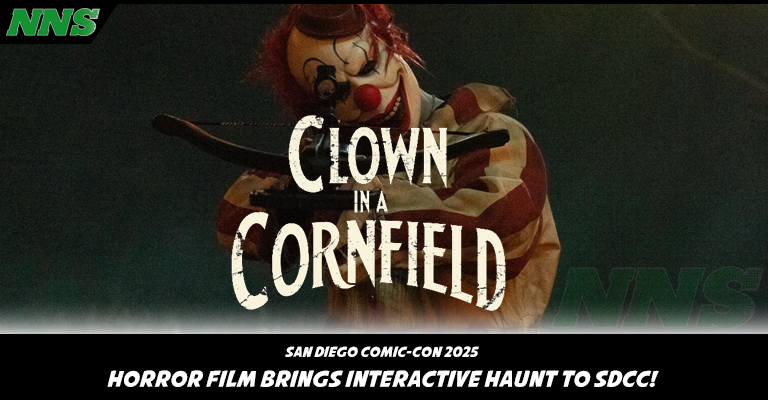 NerdNewsSocial's tweet card. Did you see IFC’s horror film Clown In A Cornfield? The film follows Quinn, played by Katie Douglas, who was