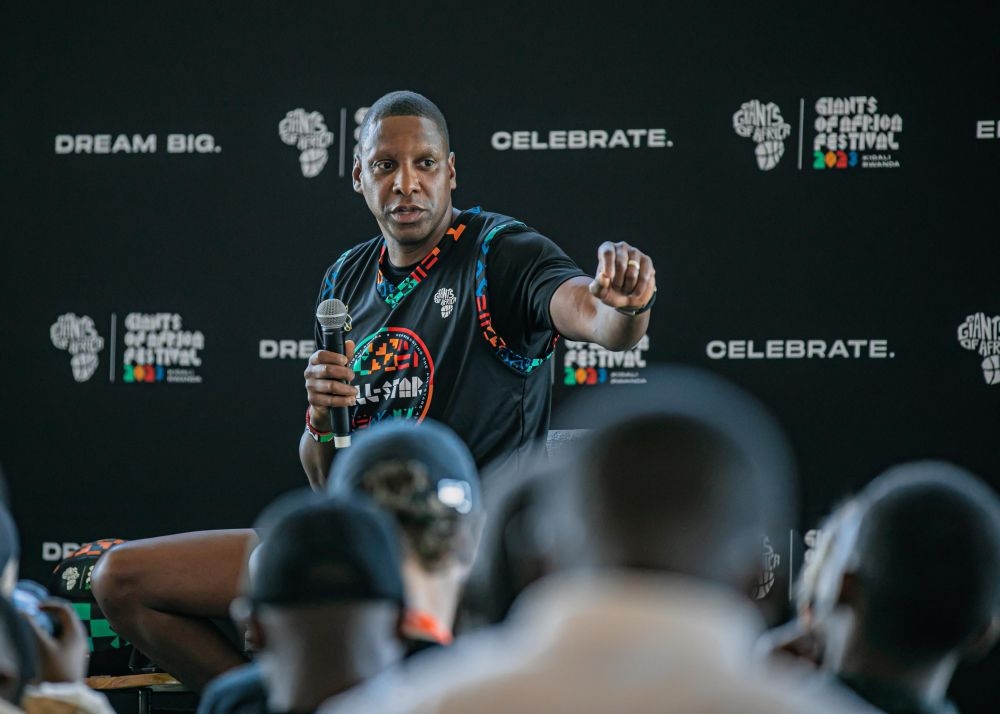 TimesSportRW's tweet card. Giants of Africa Co-Founder Masai Ujiri has urged African youth to believe in their potential, grow with purpose, and uplift others along the way, saying the future of the...