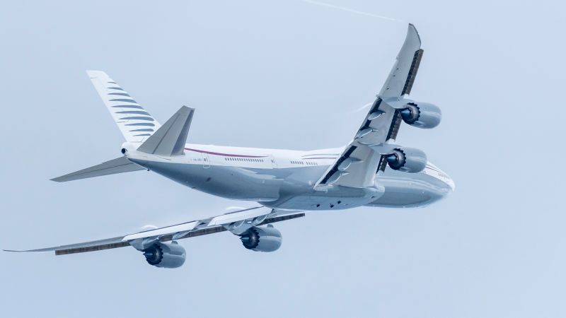 Capemayrocky's tweet card. The transfer of the jet from Qatar to the Trump administration sparked a political firestorm in the spring among Democrats and several influential Republicans.