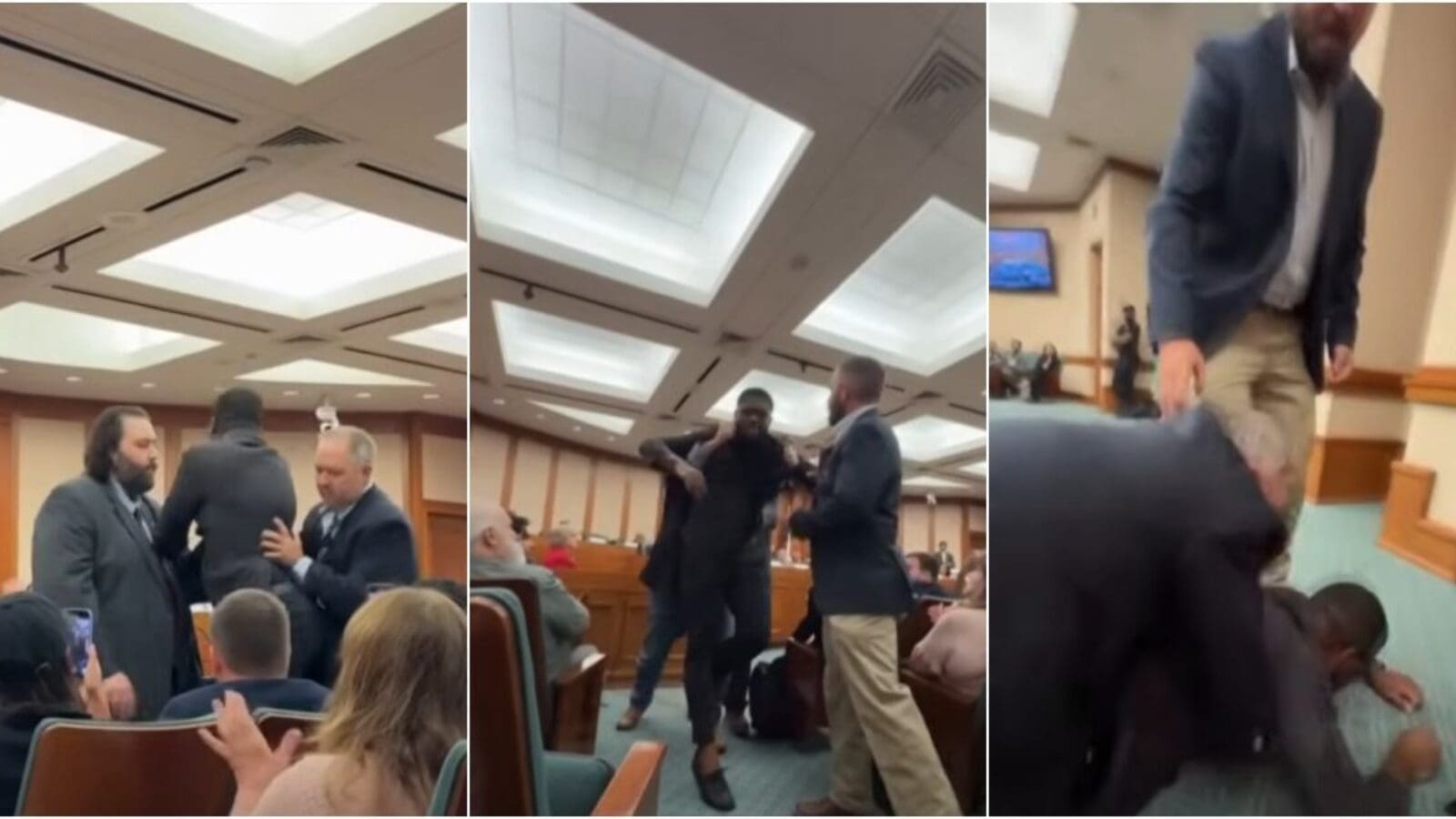 RAIRFoundation's tweet card. Texas Democratic Congressional Candidate Dragged out After Exploding During Redistricting Hearing - RAIR