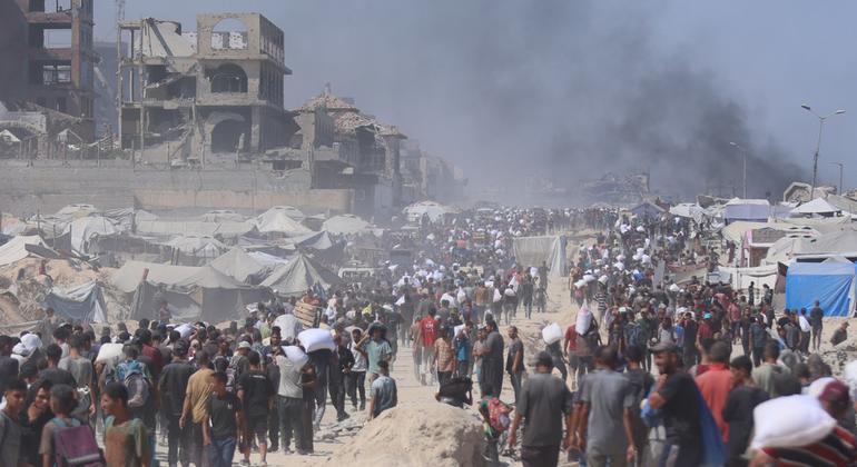 giwps's tweet card. United Nations agencies welcomed on Sunday Israel’s pledge to implement daily humanitarian pauses in its military operations in Gaza, aimed at easing the flow of desperately needed aid into and...
