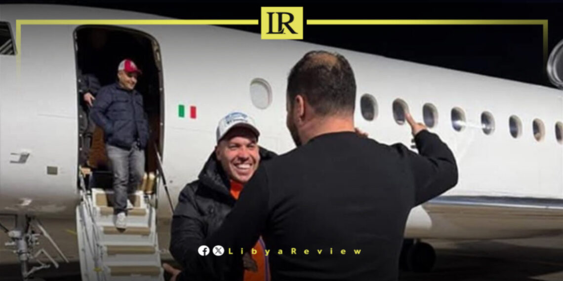 LibyaReview's tweet card. The Office of the Prosecutor at the International Criminal Court (ICC) described the arrest of Khaled El Hishri, a senior