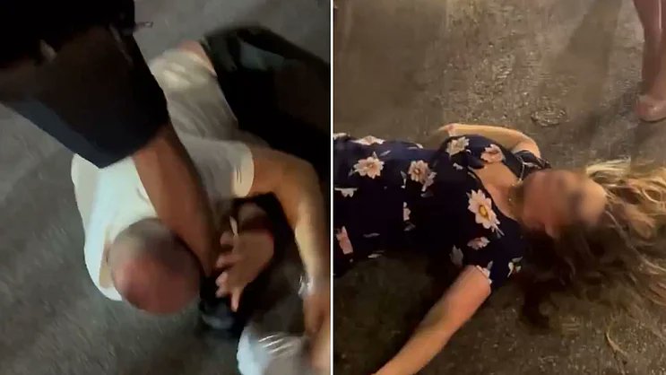 Riksstudios's tweet card. Två personer i 30-årsåldern attackerades av en mobb i centrala Cincinnati i USA under natten till lördagen, kort efter att en jazzfestival i området avslutats.