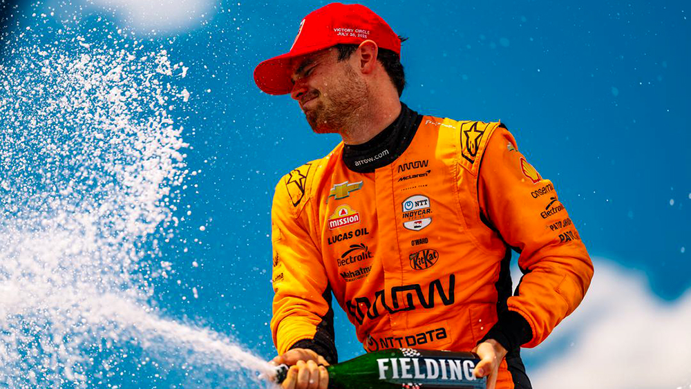 Arlington_GP's tweet card. Perfect Use of Firestone Firehawk Tire Compounds Key to Arrow McLaren Victory.
