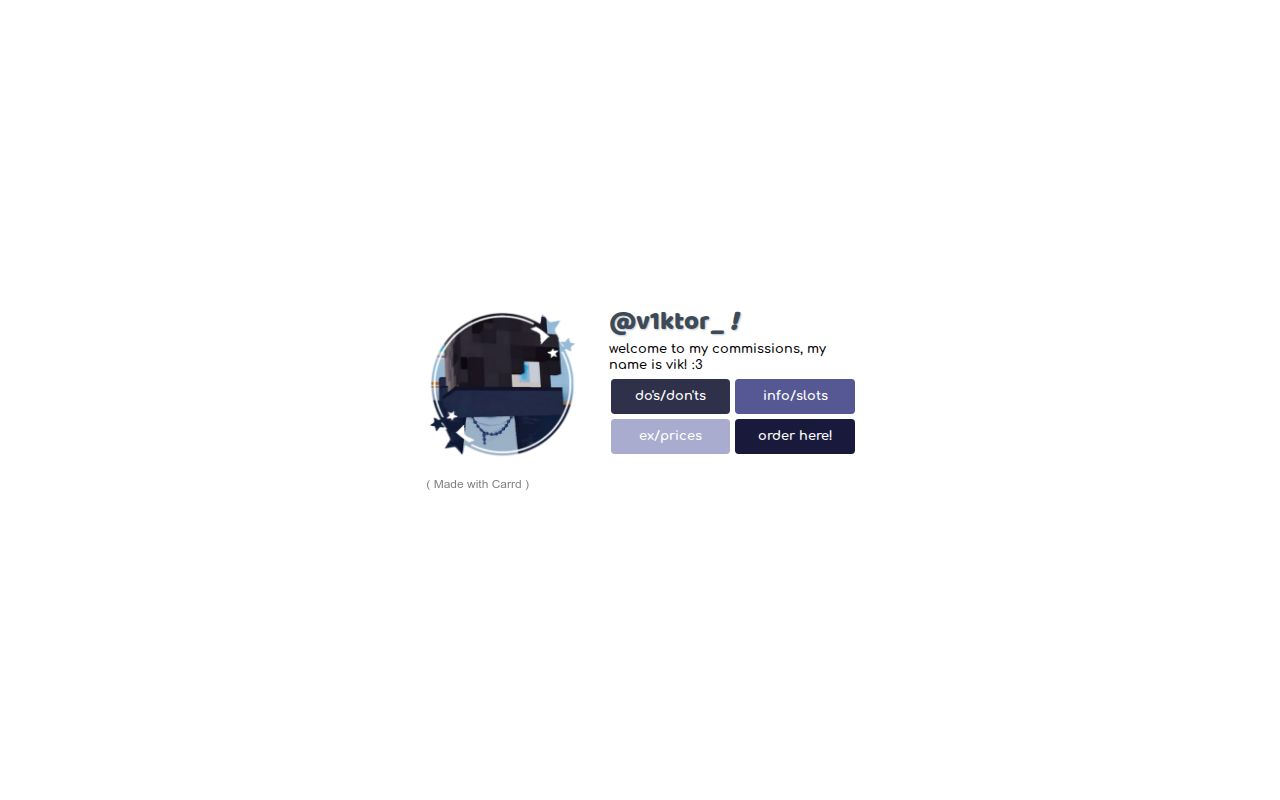 v1ktory__'s tweet card. my commissions page! feel free to dm me on any of my socials!