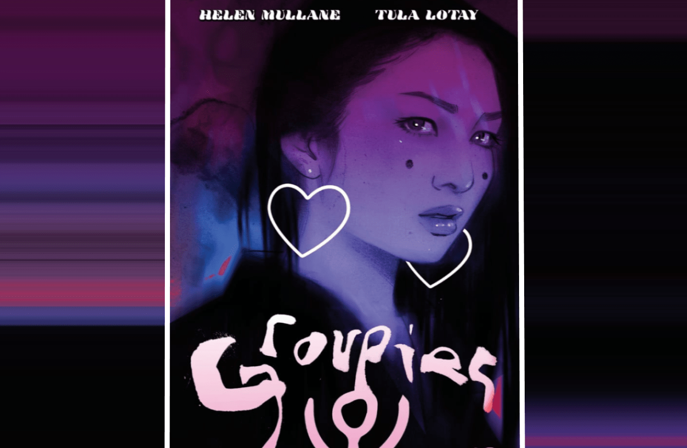 AfAbstract's tweet card. 'Groupies' #5 wraps up Helen Mullane and Tula Lotay’s comic with fourth-wall breaks, devilish drama, and one big letdown of an ending.