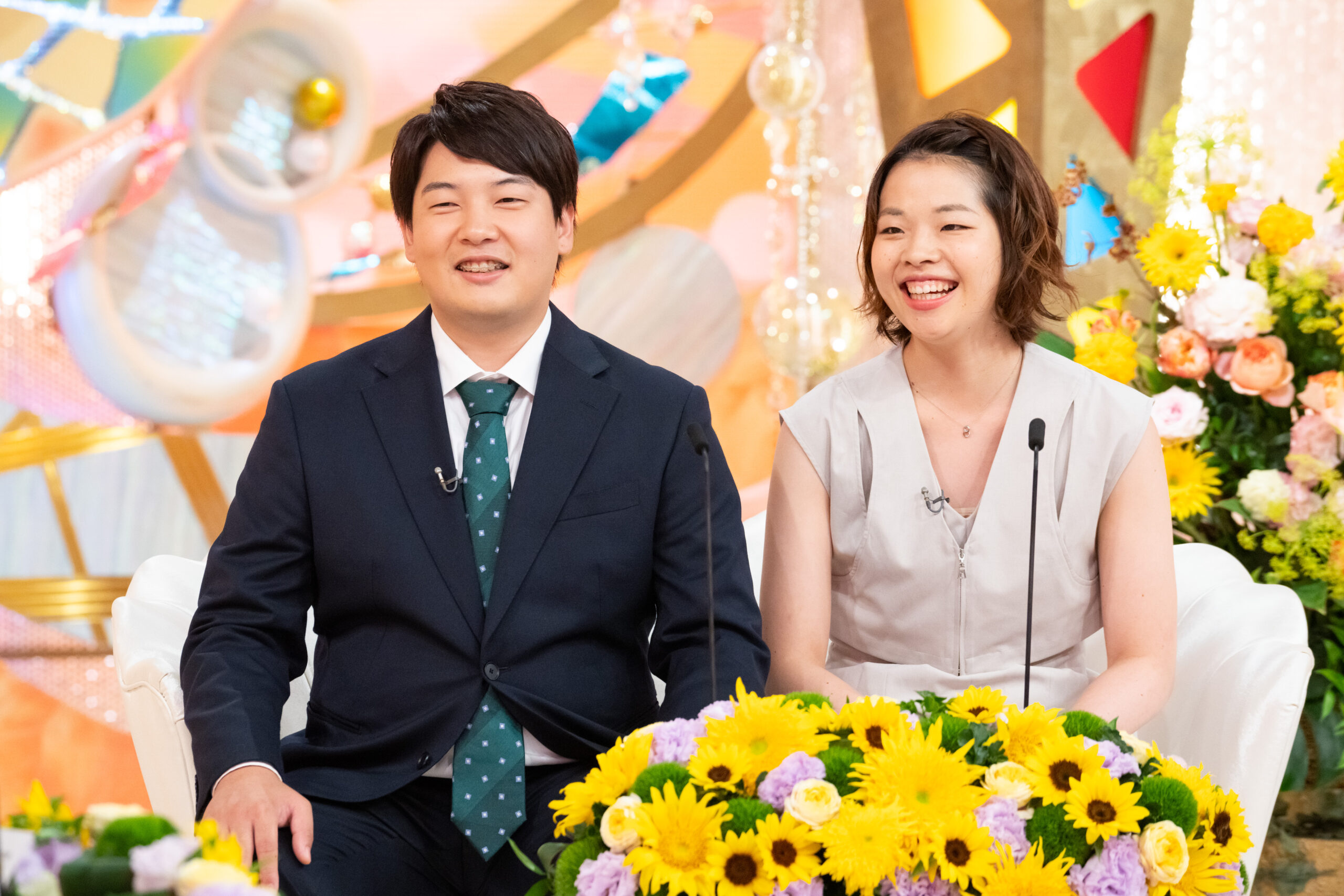 abc_mgzn's tweet card. 「新婚さんいらっしゃい！」　すごい衝撃！？　交通事故の加害者と被害者が結婚！！ | ©ABCテレビ