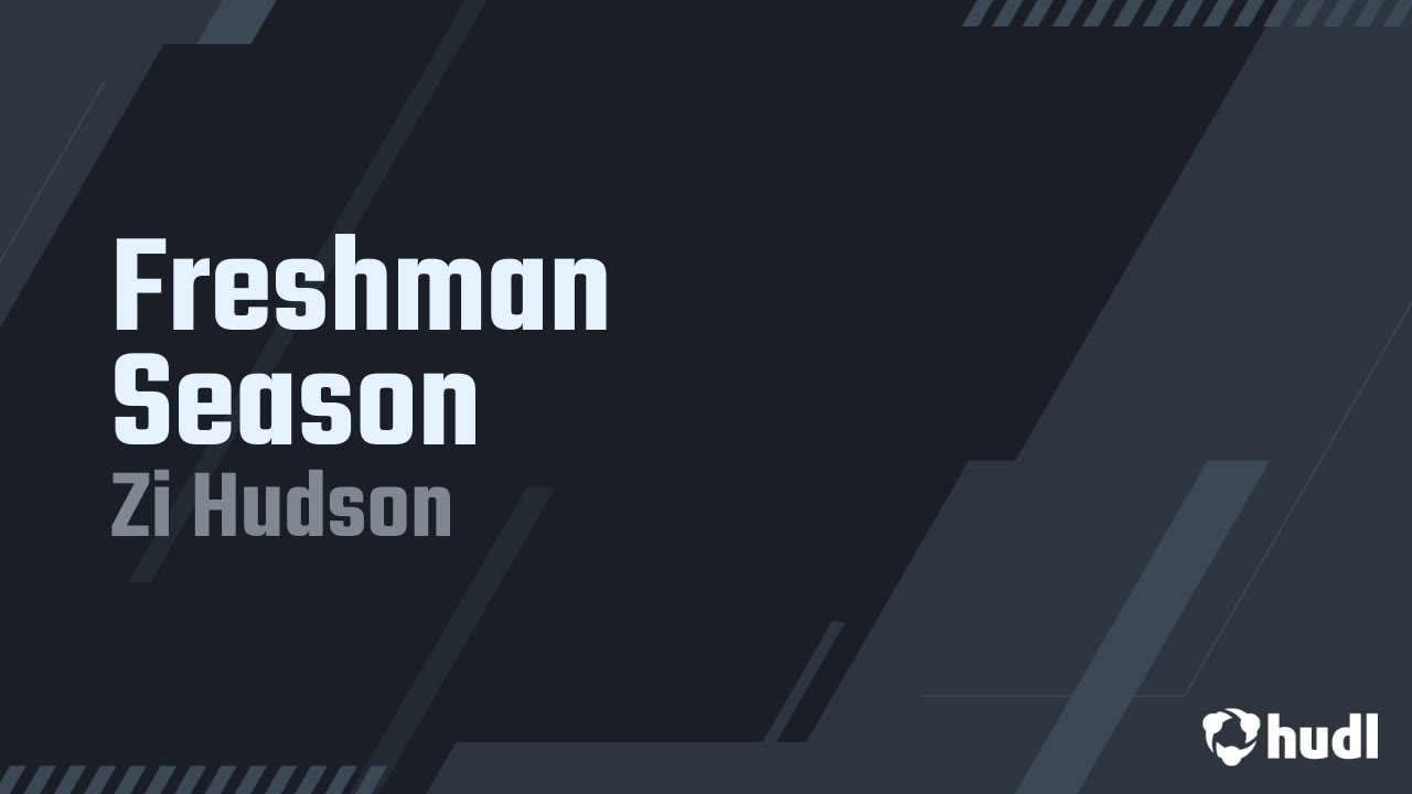 ZiHudson1's tweet card. Freshman Season