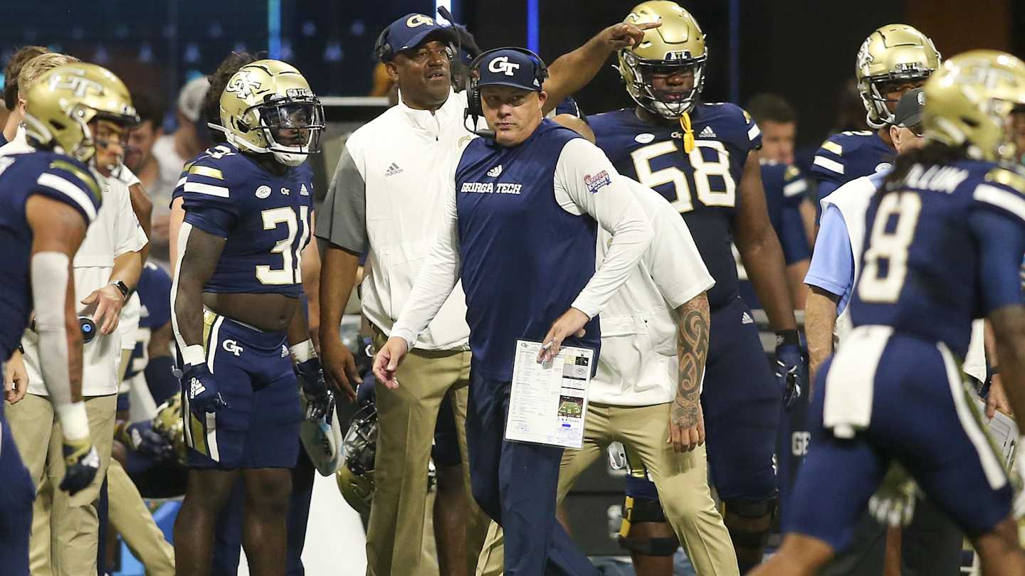 AllYellowJacket's tweet card. Former Georgia Tech head coach Geoff Collins has reportedly found his new job. According Ralph Russo at The Athletic, Geoff Collins is going to be a senior defe