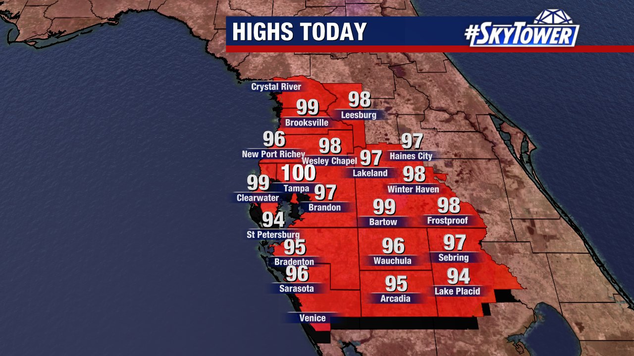 fox5ny's tweet card. Record heat has hit Florida hard this weekend and Tampa Bay has now hit a new high temperature milestone.