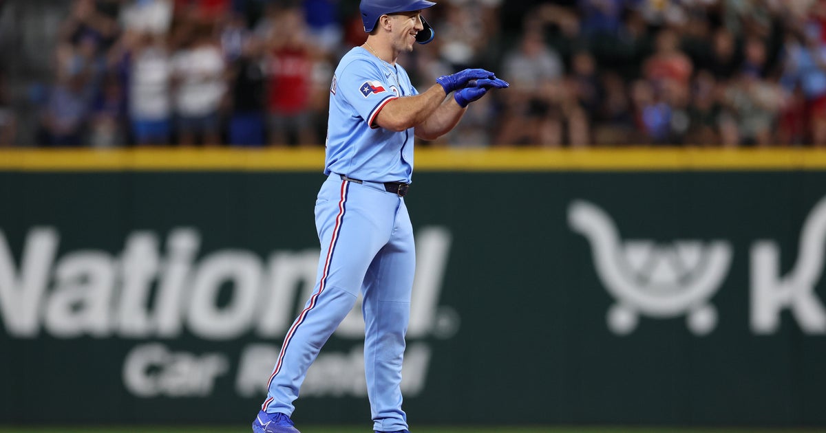 CBSSportsTexas's tweet card. Josh Smith hit a two-run home run, Wyatt Langford had a bases-clearing double and the surging Texas Rangers piled up eight runs in the first three innings in an 8-1 victory over the struggling...