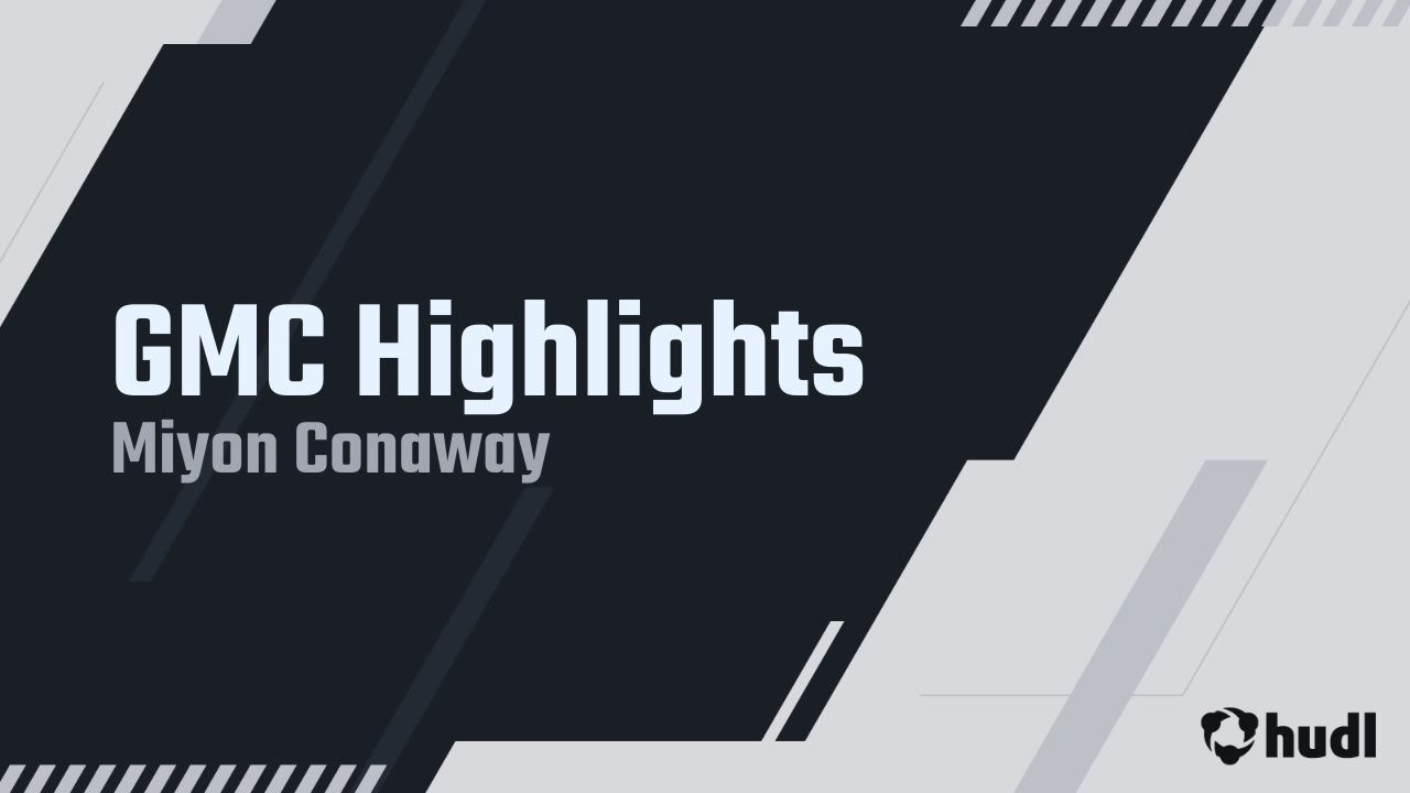 MiyonConaway's tweet card. GMC Highlights