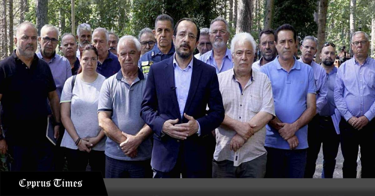 rondet_eric's tweet card. Τα κυβερνητικά μέτρα για οικονομική στήριξη των πυρόπληκτων και των κοινοτήτων, εξήγγειλε μέσω διαγγέλματος προς τον κυπριακό λαό, ο Πρόεδρος