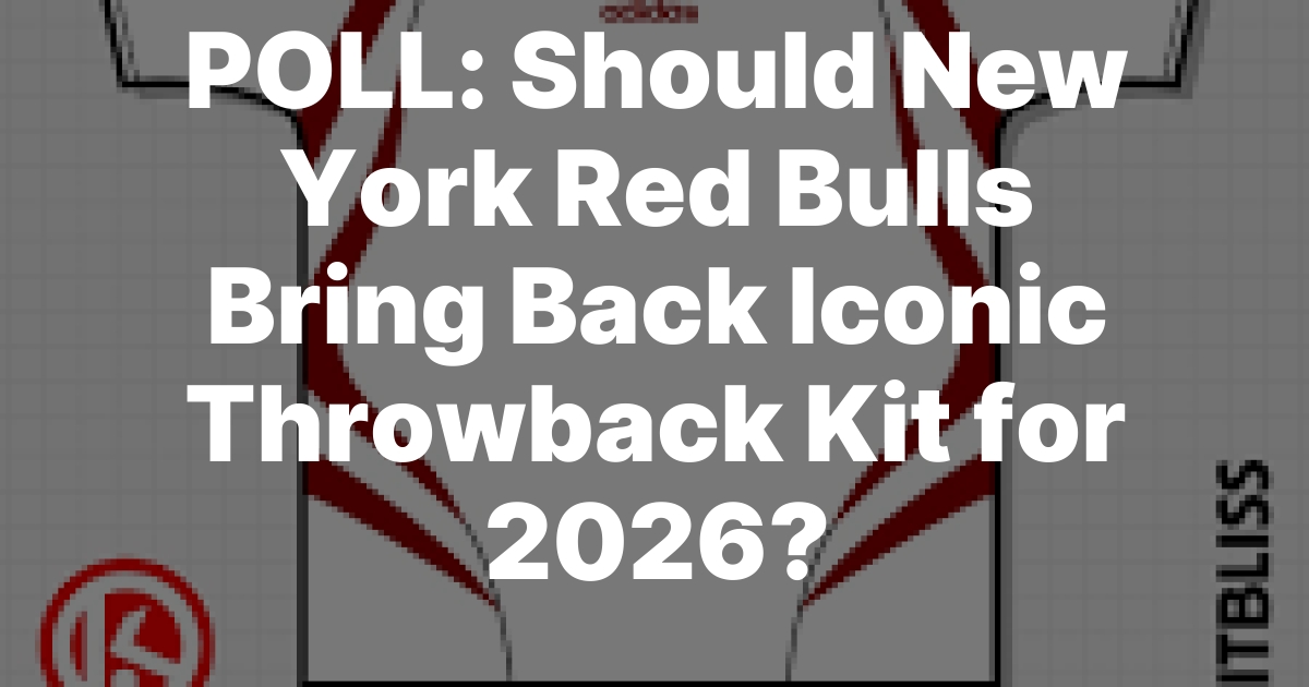 DFeuerstein's tweet card. Vote on Whether New York Red Bulls should revive their iconic throwback design as a third kit. Fan poll results go directly to the team management.