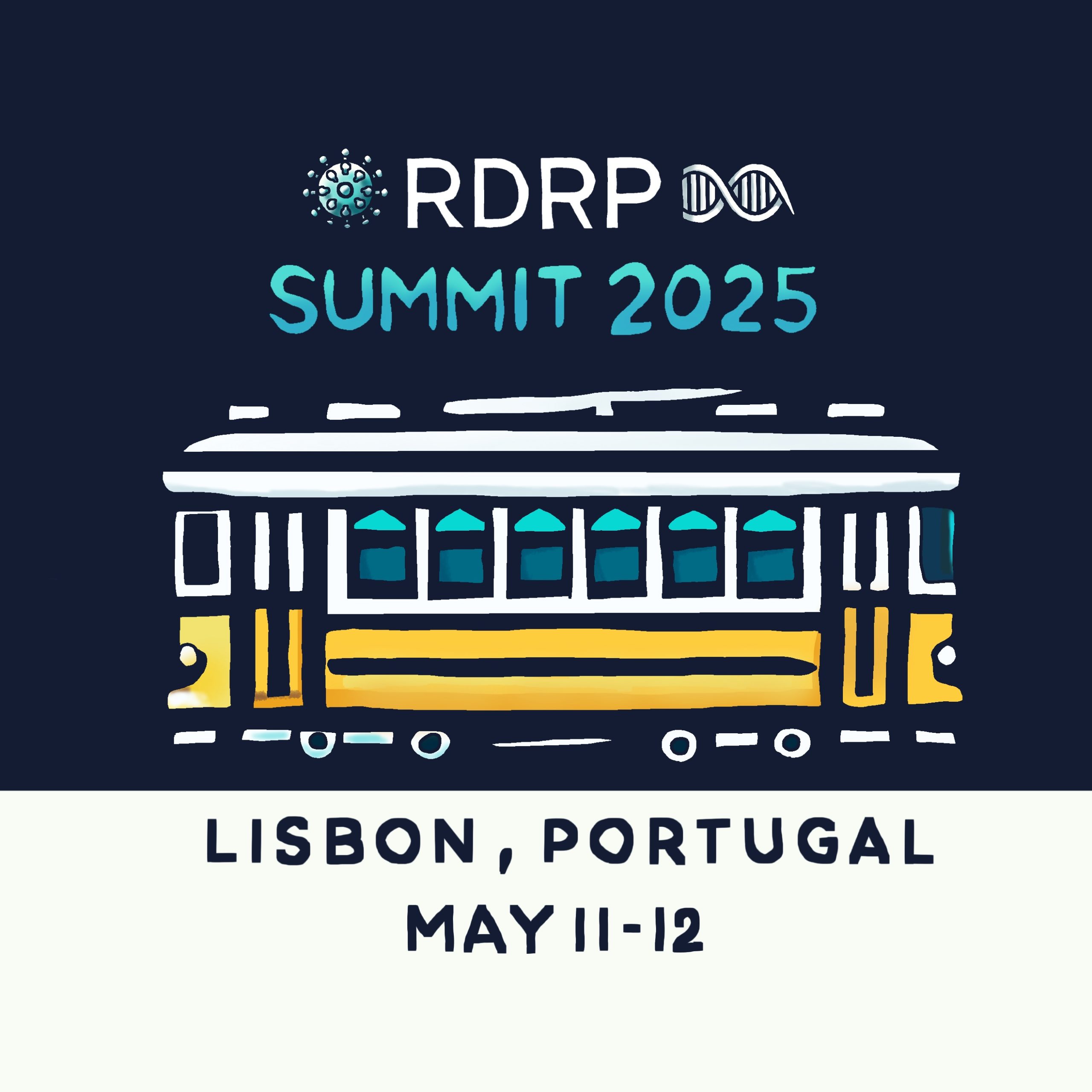 SieraVirus's tweet card. The official website of the RdRp Summit.