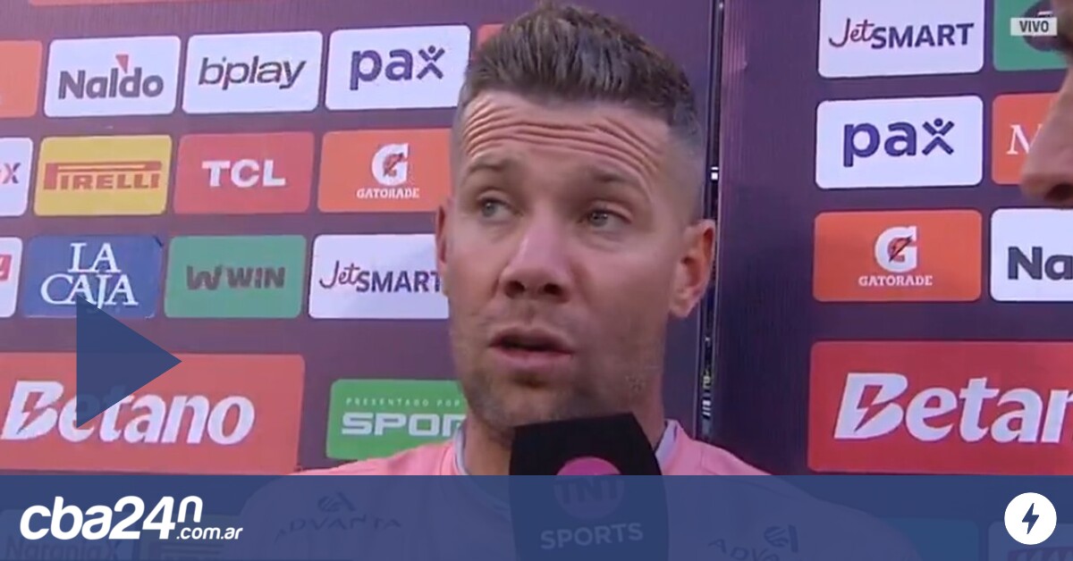 canal10cba's tweet card. El arquero de Talleres fue la figura del partido en el estadio Kempes. Destacó el esfuerzo del equipo, que jugó todo el segundo tiempo con un hombre menos por la expulsión de Ortegoza.