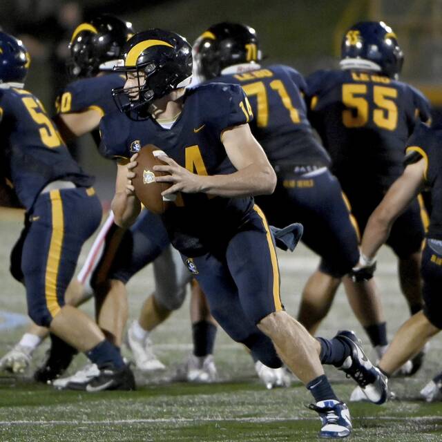 TribLiveHSSN's tweet card. Patrick Smith registered more than 2,700 yards from scrimmage and was part of 27 touchdowns as a junior quarterback last season.