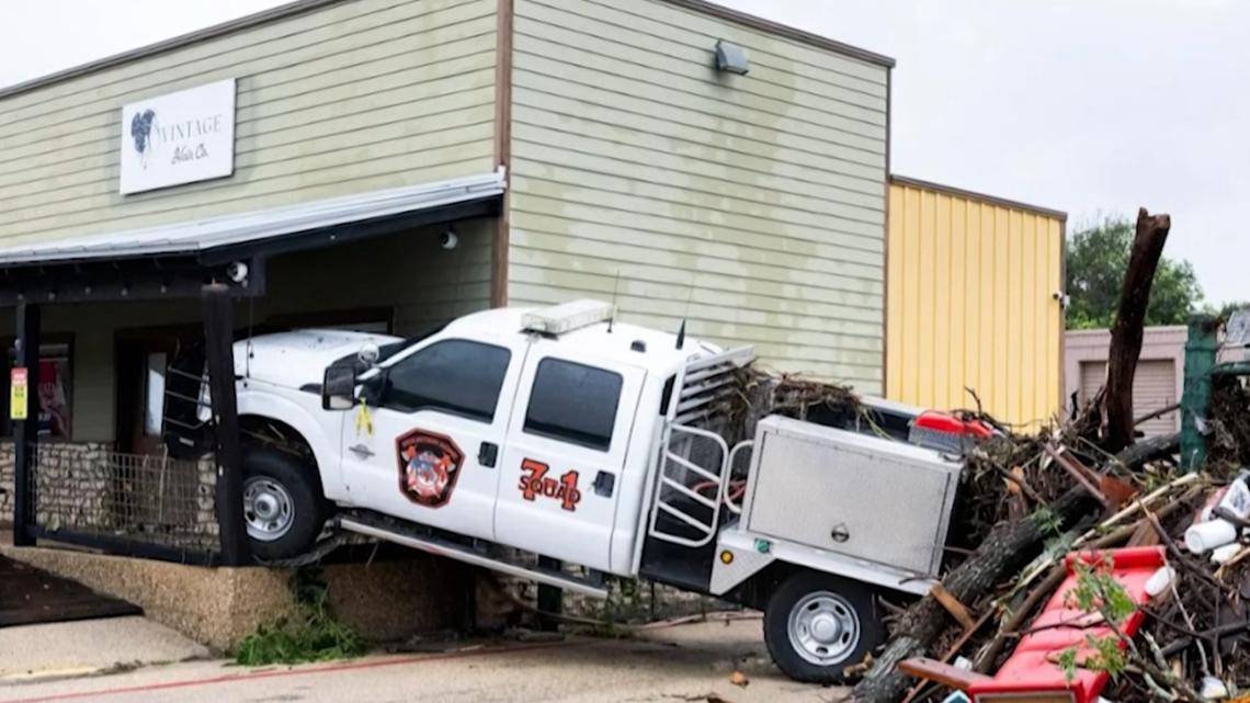 KENS5's tweet card. AJ Nelson is a former first responder with the Ingram Volunteer Fire Department who lost everything in her hair salon.