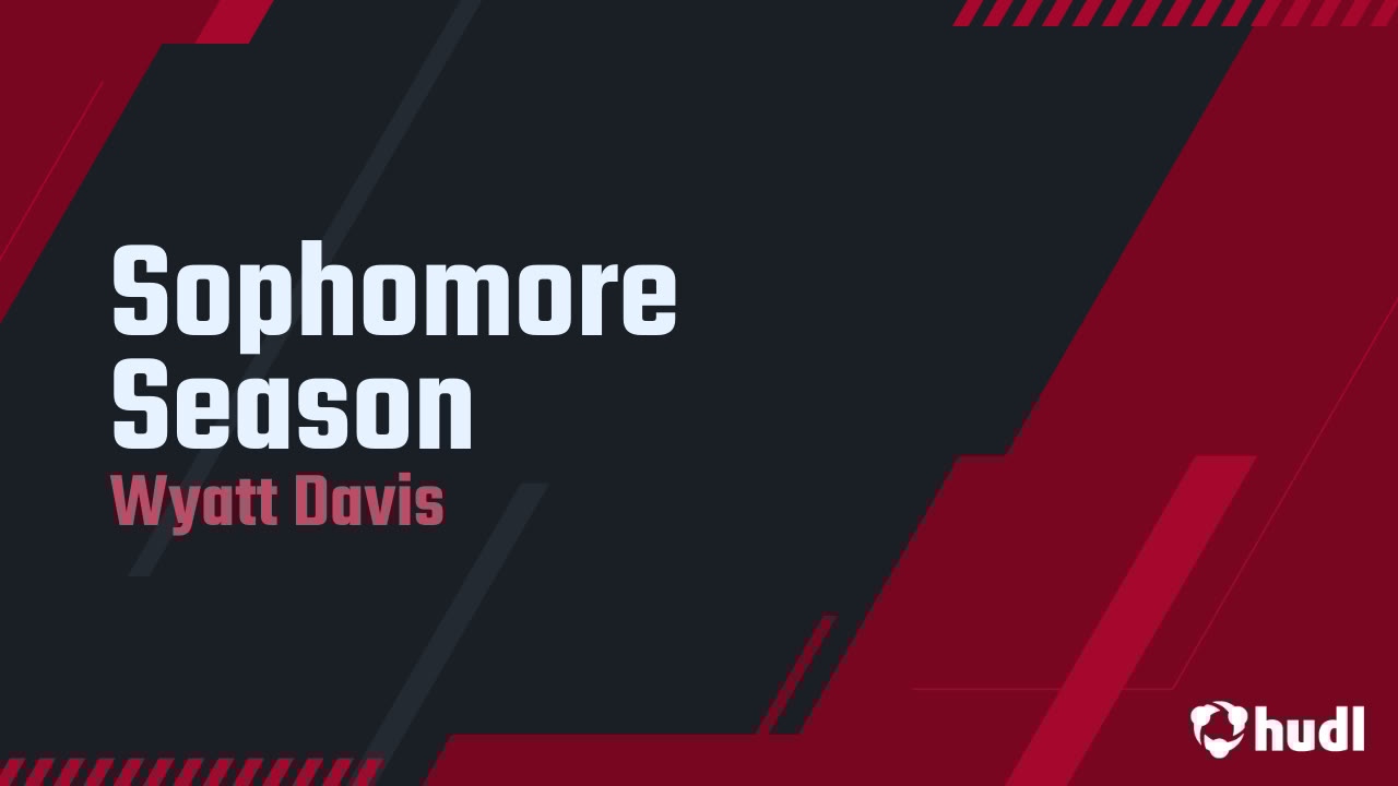 _Wyatt_Davis's tweet card. Sophomore Season