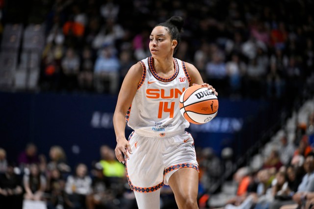 UConn_Insider's tweet card. Former UConn star Bria Hartley, who scored 15 points for the Sun on Sunday, has her game and confidence back after five surgeries.